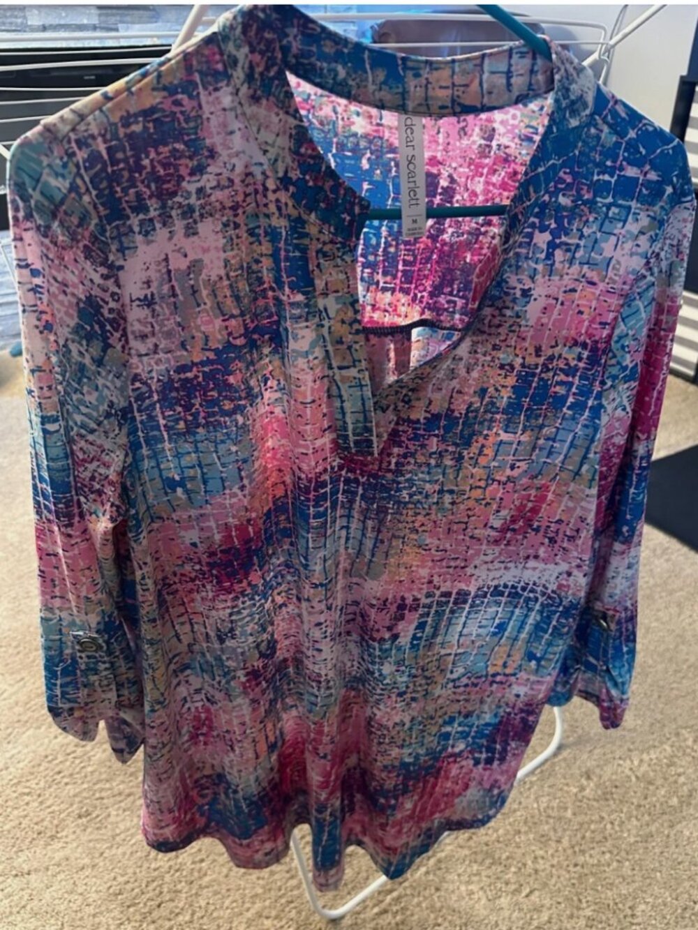 Dear Scarlett Lizzy Top- Kaleidoscope- Medium